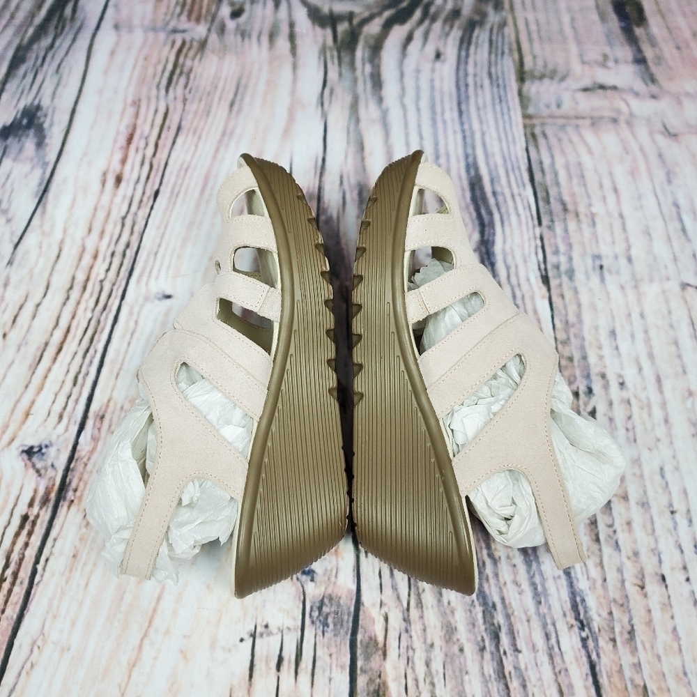 Skeckers Cali Parallel Memory Foam Wedge Sandals - image 6